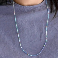 1PC Design Minimalist Jewelry Dainty Seed Stack Multi Color Beaded Warp Bracelets For Women 2024 Gifts - Multicolor - View 3