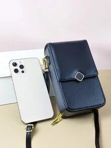 New Messenger's Wallet Fashion Embroidery Soft Double Zipper Multi-Function Large Capacity Mobile Phone Bag, Sweet Cute Exquisite Women's Young Student Messenger Bag, Suitable For Shopping Dating Gift - Black - View 5