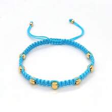 Ins風自然珍珠手鐲,黛西和鑽石裝飾,多層設計,適用於女性 - 杏色 - 查看 17