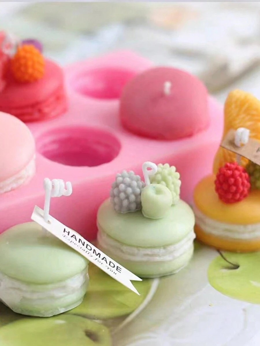 1pc Macaron Diy Silicone Mold