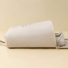 旅行收納袋,適用於戶外活動、健身房和鞋子的便攜式防塵組織器袋 - 灰色 - 查看 7