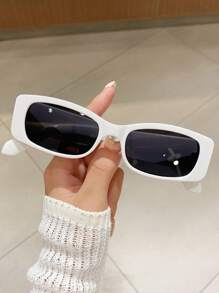 Unisex Full Frame Square Beach Fashion Glasses, Suitable For Daily Fashion Decoration And Matching. - Multicolor - View 14