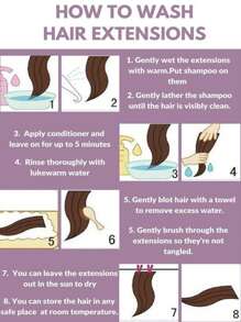 Wavy Dreadlock Extensions, 24 Inch Single Ended Thin 0.6cm Curly Dreadlock Extensions, 8pcs SE Synthetic Wavy Dreads In Black To Dark Brown Color For Women - Purple - View 7