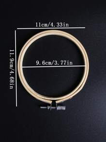 10pcs Bamboo Embroidery Hoops Round Cross Stitch Hoops/Decorative Hoop Ring (8cm/10cm/15cm/20cm)