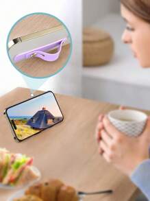 Set de 3 soportes de anillo de silicona multicolor para teléfono, pegatina adhesiva de unicolor para la parte posterior del teléfono móvil, soporte flexible para transmisión en vivo compatible con iPhone y Android, regalo para cumpleaños, familia y amigos. Incluye: anillo de dedo, agarre de teléfono, accesorios de teléfono