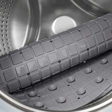 1pc PVC Anti-Skid Bath Mats Rectangle Soft Shower Bathroom Massage Mat Suction Cup Non-Slip Bathtub Carpet - Grey - View 2