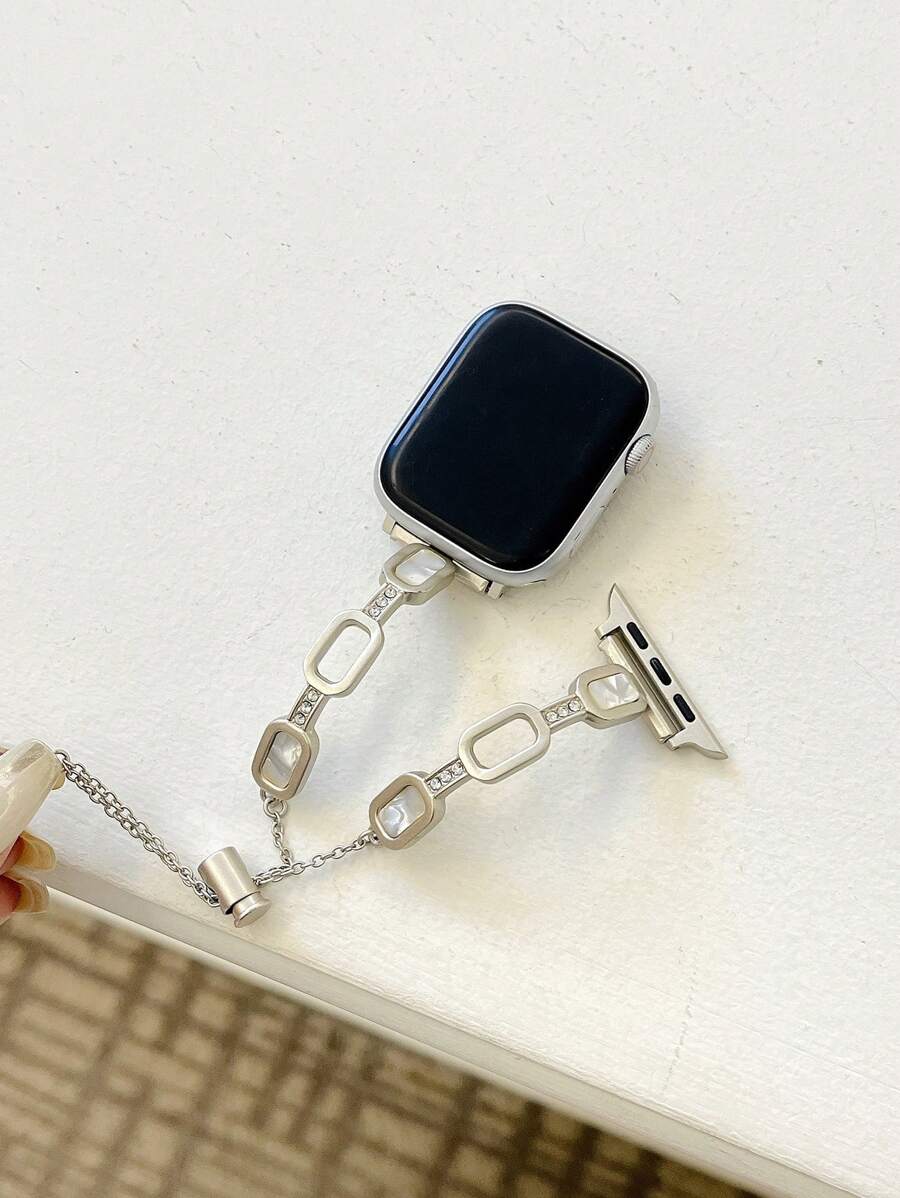 1 件 O 型大理石錶帶相容於 38/40/41/42/44/45/49 Mm Apple Watch Ultra/se/8/7/6/5/4/3/2/1 - 香檳色 - 查看 1