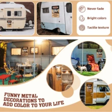 1pc Decorative Sign, Campervan Interior Accessory, Funny Camping Plaque, Suitable For Rv, Bar, Man Cave, Indoor And Outdoor Walls, Aluminum Sign Size 12x8 Inches, 4 Holes, Easy Hanging - Wait, We Might Not Be Wearing Pants - Multicolor 1 - View 8