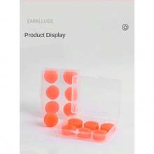 Silicone Earplugs For Sleep, Snoring, Noise Reduction, And Silence (3 Pairs/6 Pieces) - White - White - View 7