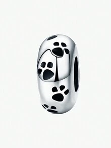 1個流行的925純銀閃光魅力珠,適合女士手鏈手環diy珠寶製作,精美珠寶 - 銀色 - 查看 13