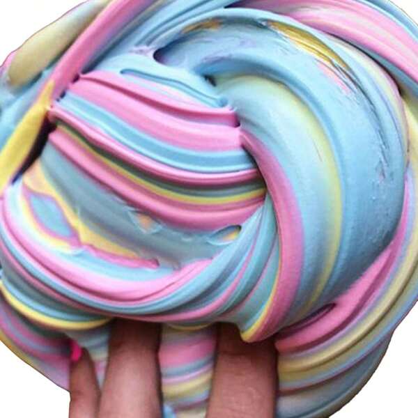 80ml Slime Fluffy Supplies Spielzeug Weiche Tonmasse Light Plasticine Putty Geschmack Reize Gummi Polymer Clay Slime Für Anti-stress Modeling Clay Spielzeug