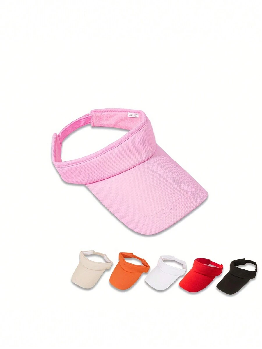 1頂紅色成人女性棒球帽,可調節帶,適用於春秋出行,海灘度假,y2k風格男女青年太陽帽 - 紅色 - 查看 1