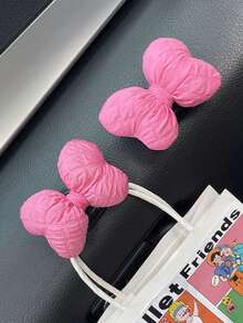 Butterfly Shaped Car Hook With Adhesive Backing, Ins Style Multi-Purpose Front Seat Car Hook For Hanging Personal Belongings In Car - Purple - View 2