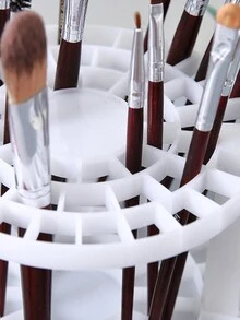 49 Holes Creative Circular Brush Organizer For Pencil, Pen, Makeup Brush & Others - Multicolor - View 6