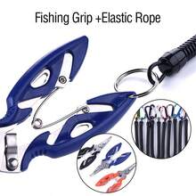 7PCS Fishing Spring Rope Security Extendable Hiking Fishing String Lanyard Anti-Lost Tackle Multicolor Elastic Climbing Steel Wire Keychain - Orange - View 6