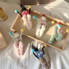 1pc Simple And Cute Funny 3d Plush Big Eye Hair Clip For Women - Multicolor - View 10