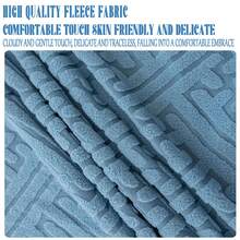 2pcs Universal Chair Cover With Elegant Curved Lines, Thick Stretch Dining Chair Slipcover For Chairs And Stools, Full Back Coverage, Dining Room - Teal Blue - View 2