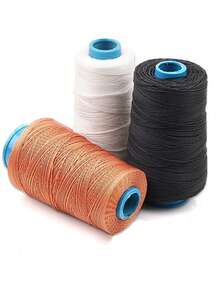 1 Pieza Línea De Cometa De Nylon, Hilo Encerado Para Zapatos Y Suelas, Hilo Conductor Para Neumáticos, Hilo De Encuadernación De Costura A Mano, Estilo Vintage, Hilo De Reparación Para Uso Doméstico En Zapatos Y Suelas - Multicolor - Ver 1