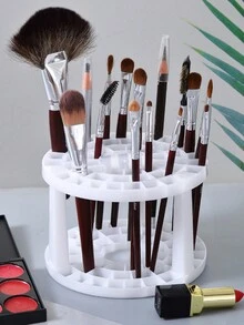 49 Holes Creative Circular Brush Organizer For Pencil, Pen, Makeup Brush & Others - Multicolor - View 5