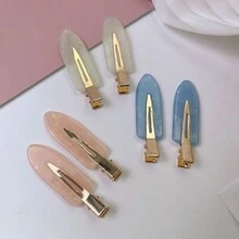 18入組韓國乙酸無痕夾側邊劉海夾化妝前頭髮夾女性髮飾頭飾 - 18件套 - 查看 2