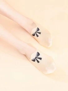 4 雙裝女款時尚簡約隱形防滑船襪,多種顏色,適合日常穿著 - 彩色 - 查看 7