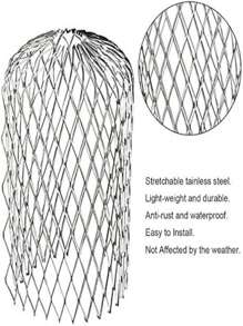 Eaves & Gutter Guard Mesh 3-Inch Expanding Aluminum Filter Prevent Clogging And Debris Buildup Eaves/Gutter - Silver - View 7