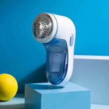 1個usb供電服裝絨毛刮器毛衣織物刮毛器,用於衣物、褲子的絨球修剪器 - 藍色 - 查看 3