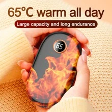 New Arrival Portable Electric Hot Water Bag With Digital Display For Girls - Black - View 1