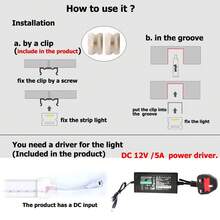 Neon LED Strip Lights,16.4 Ft/5m 12V DC 600 SMD2835 LEDs Waterproof Rope Light For Indoor Outdoor Home Decoration ( With Power Adapter) - Yellow - View 7