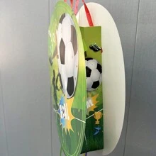 1pc Green Football Pinata, Suitable For Birthday Gifts, Birthday Party Decorations, Pinata Games For Football Themed Party, Christmas - Multicolor - View 4