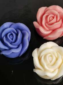 1pc Rose Decoration Diy Silicone Mold - White - View 2