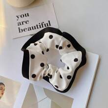 欧式复古别致圆点发带 - 高弹性、甜美清新 - 白色 - 查看 1