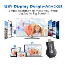 手機螢幕鏡像適配器,無線手機/電腦/平板電腦視頻轉換器 - 黑色 - 查看 2