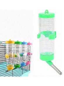 1pc Hamster Water Bottle With Rolling Ball & Leakproof Design, For Rabbits And Hamsters, Automatic Water Feeder - Green - View 3