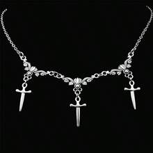 1個流血項鍊哥德式維多利亞華麗耳環,適合女士和女孩的任何場合 - 白色 - 查看 2