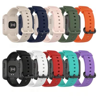 Silicone Watch Strap, Compatible With Xiaomi Mi Watch Lite And Redmi 1 As A Gift For Students Returning To School