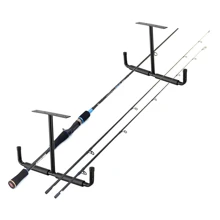 Stainless Steel T-Shaped Hook For Ceiling, Fishing Rod, Bike Mount, Wall Storage Rack - Multipurpose Organizer - Black - View 5