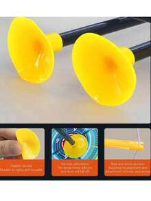 1 Set Outdoor Archery Target And Arrow Quiver Set For Archery, Shooting And Leisure Sports Equipment For Parent-Child Interaction, Orange - Grayish Yellow - View 5