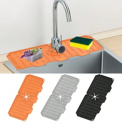 1 Miếng Dày lên Silicone Vòi Nhỏ giọt Tấm lót