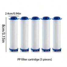 1 套一键停止水管带过滤器枫叶涡轮增压淋浴喷头带手柄浴室淋浴套装，包括底部缓冲垫，无需钻孔安装 - 彩色 - 查看 3