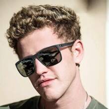 1 件装运动偏光时尚眼镜男女通用适合骑自行车、驾驶、钓鱼和户外活动 - 黃色 - 查看 2