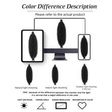 1 Pack Pre-Separated Springy Afro Twist Hair Suitable For Damaged Soft Locs Synthetic Marley Twist Braiding Hair (16,24 Inches, 1B) - Black - View 6