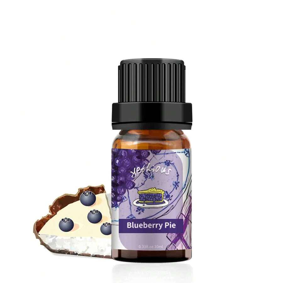 1瓶食物香氣芳香療法精油藍莓派 - 紫羅蘭色 - 查看 1