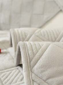 1入通用全季節沙發墊,現代極簡防滑沙發座套,防塵,防污,可洗沙發套 - 淺灰色 - 查看 5