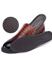 1 雙透氣皮革鞋墊防臭 - 棕色 - 查看 1