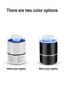 Usb蚊蟲殺蚊燈,體溫模擬和聲波吸引,家用蚊蟲驅除燈 - 白色 - 查看 3