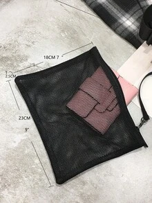 Simple Large Capacity 2pcs/Set Shopping Bag With Shoulder Strap, Tote Bag And Handbag - Blue - View 9