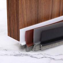1pc Door Bottom Dustproof Seal Strip - Grey - View 2