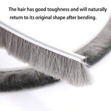 1pc Door Bottom Dustproof Seal Strip - Grey - View 7