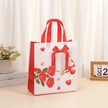 12pcs Waterproof Non-Woven Handbag Gift Bag/Shopping Bag For Valentine'S Day - 3 - View 4